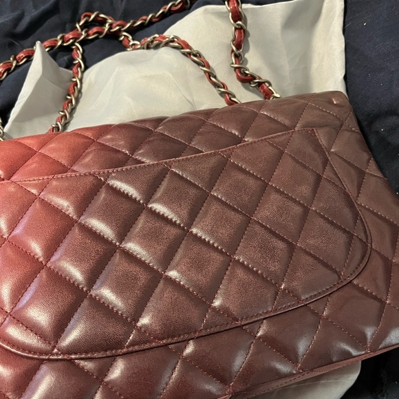 Chanel jumbo ombré classic single flap - Picture 2 of 9